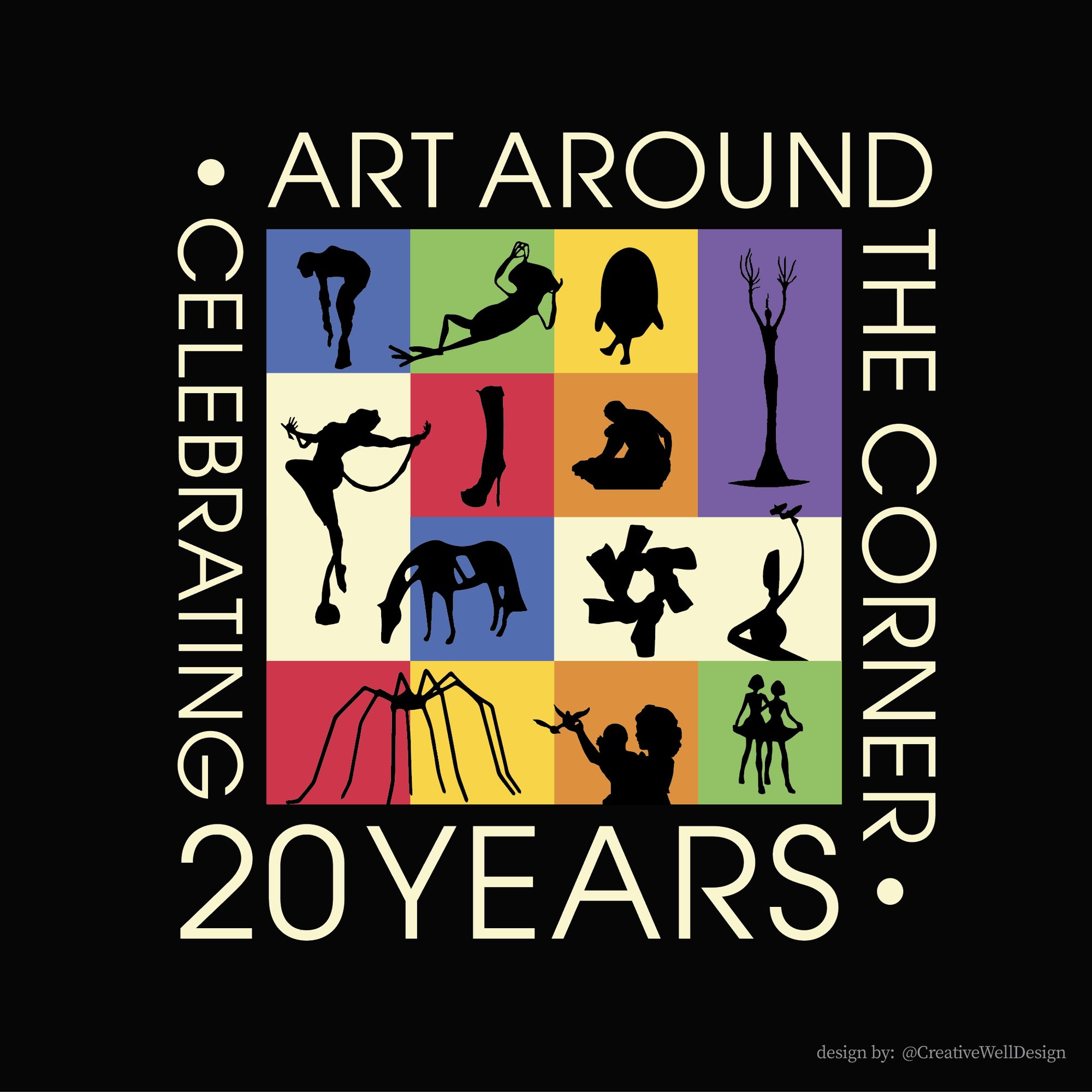 Art Around the Corner exhibition material