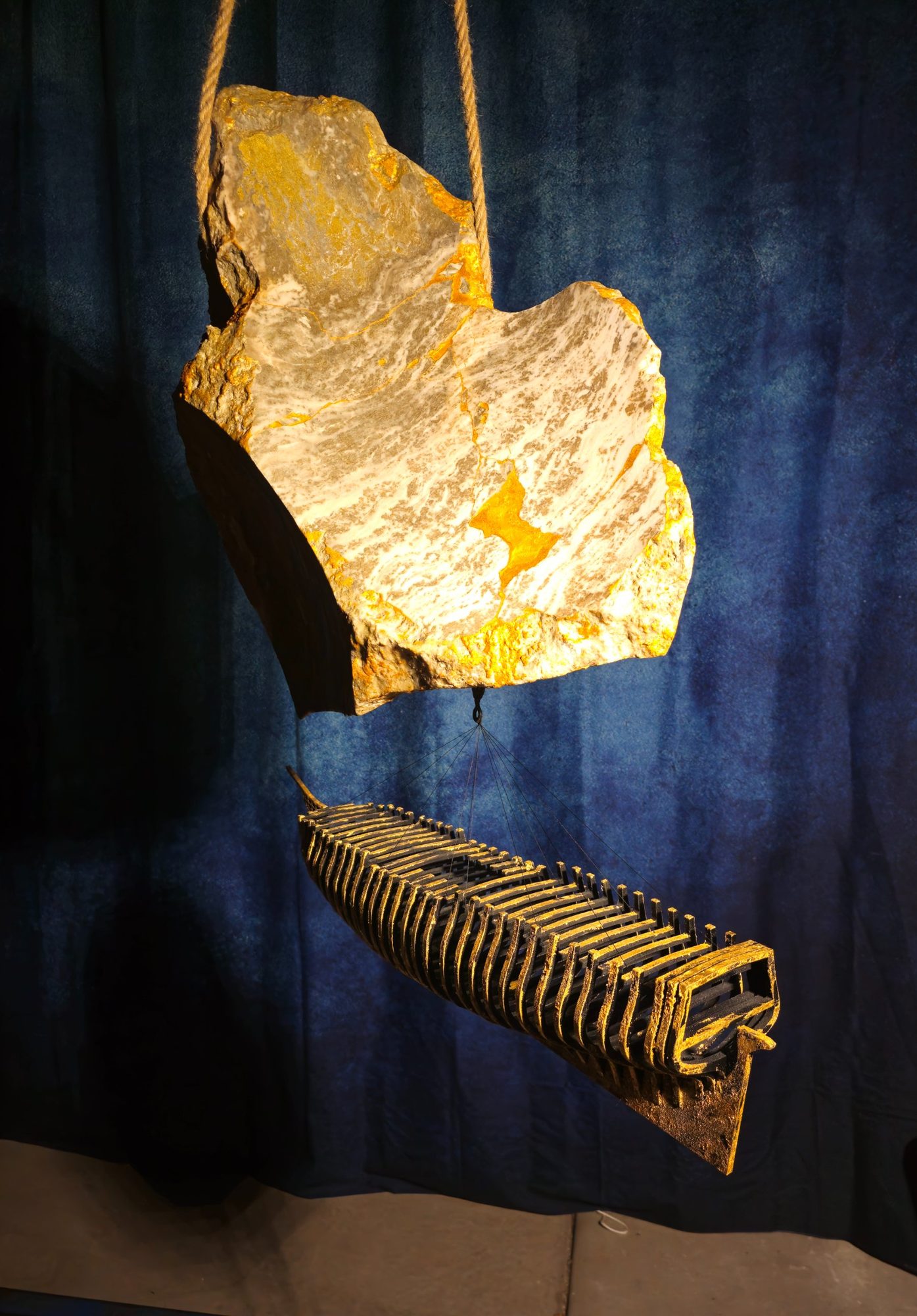 Gilded at the Fracture by Byron Ramos