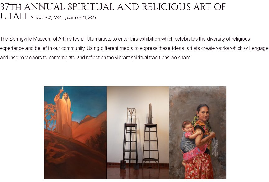 37th Annual Spiritual & Religious Art of Utah